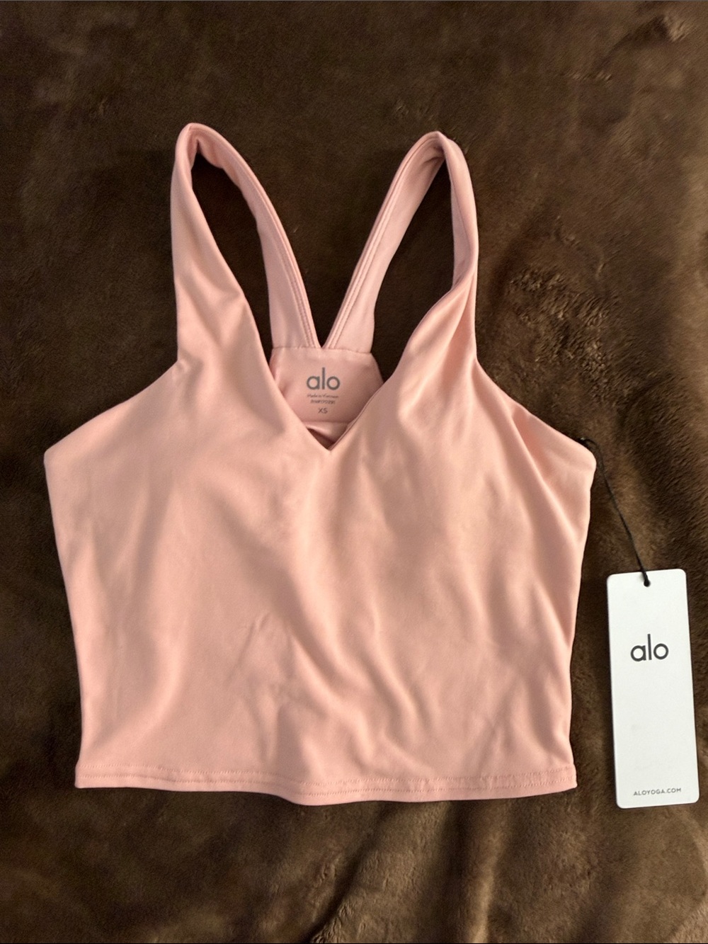 Alo Yoga Airbrush Real Bra Tank | Limited: Vintage Pink